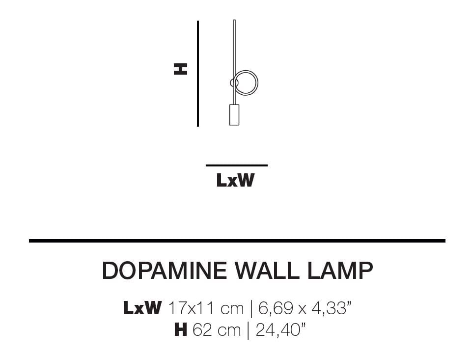 Светодиодный настенный светильник из боросиликатного стекла Euroluce Lampadari допамин ARCH-00093880 - Вид №3