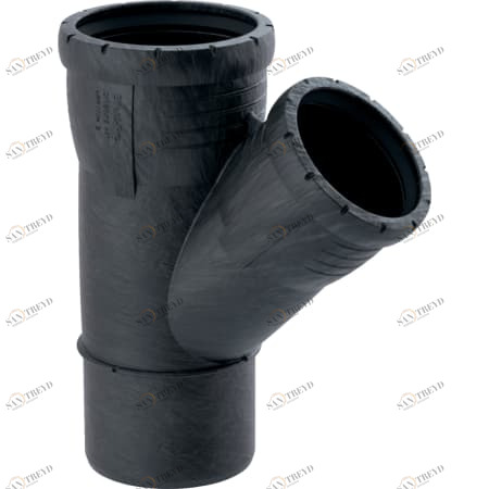 GEBERIT 393.333.14.1 Тройник Geberit Silent-Pro 45° 