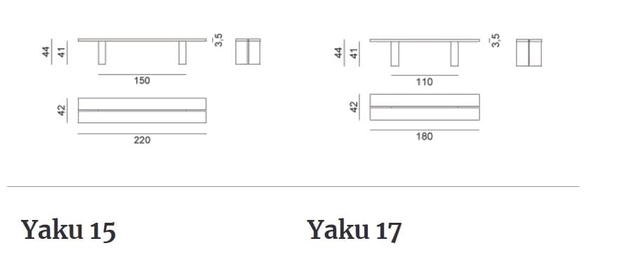 Деревянная скамья Gervasoni яку ARCH-00049418 - Вид №16
