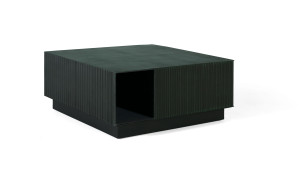 Квадратный металлический журнальный столик