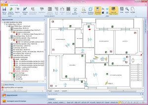 Программное обеспечение для интерактивного определения размеров и чертежей пожарных установок