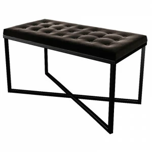 Банкетка коричневая на черном основании FOR MISS ДИЗАЙНЕРСКИЕ 263980 Черный;коричневый