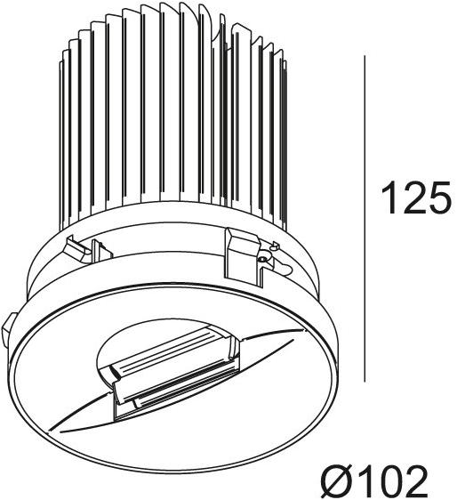 Delta Light Круглый встраиваемый светодиодный точечный светильник  415 362 920/930  - Вид №2