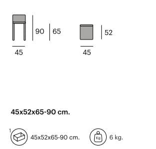 Высокий стул из ротанга со спинкой Pilma Bali &amp ARCH-00030390 - Вид №3