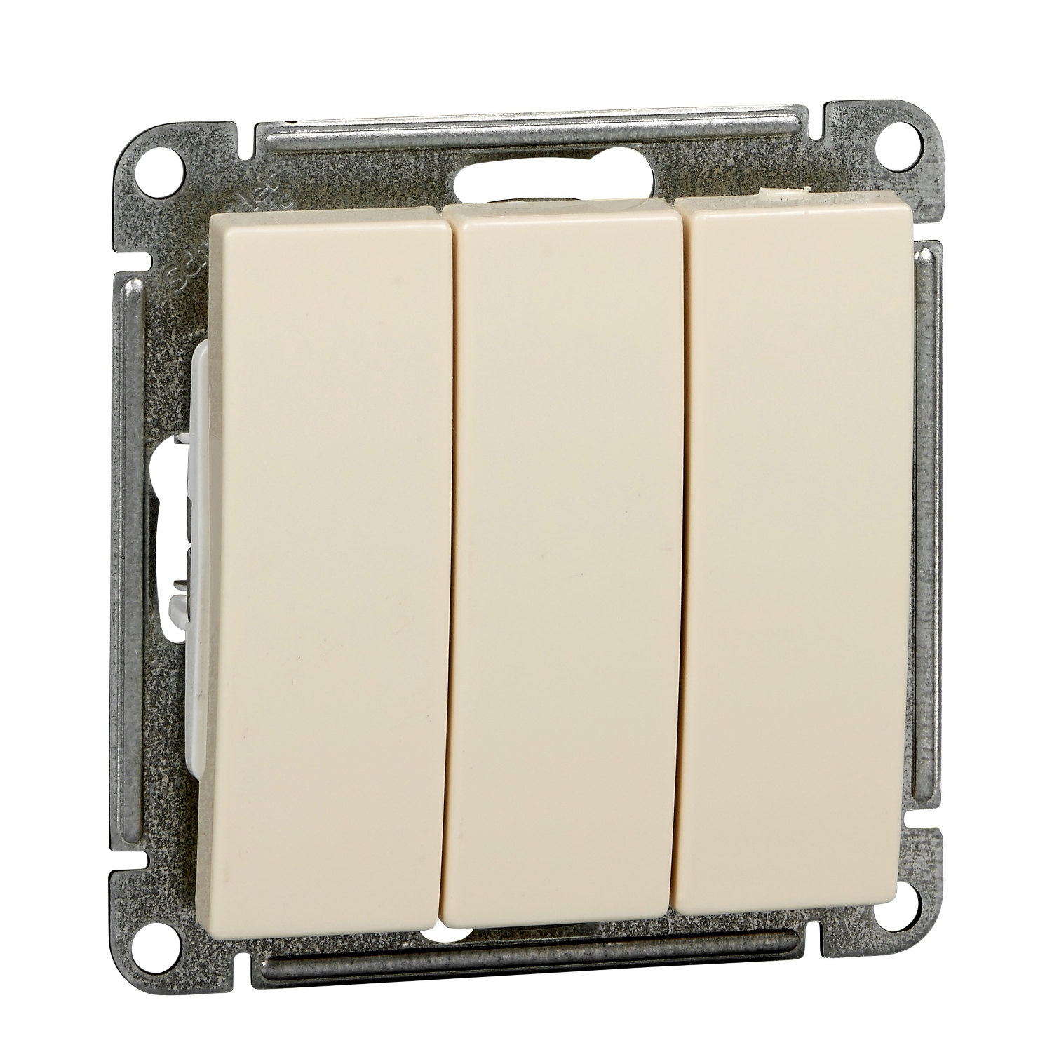 VS0510-351-2-86 3-клавишный выключатель, 10АХ, механизм, слоновая кость Schneider Electric W59 