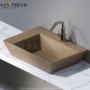 L291132 Подвесная раковина настенная прямоугольная A. e T. Italia PRISMA