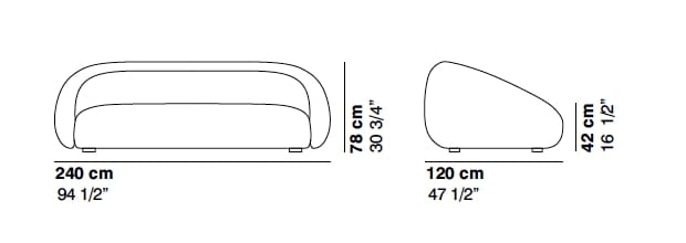 3-местный тканевый диван La Cividina Apper ARCH-00132989 - Вид №7