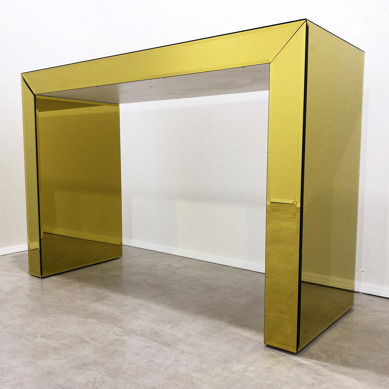 Консоль зеркальная золотая прямоугольная "Дарлинг" GRAUM ДАРЛИНГ 304030 Зеркальный;золото;желтый  - Вид №3