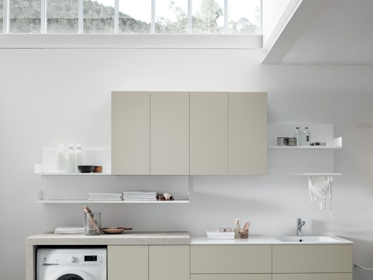 Деревянный шкаф для белья ARCOM I_WASH ARCH-00135117 - Вид №1