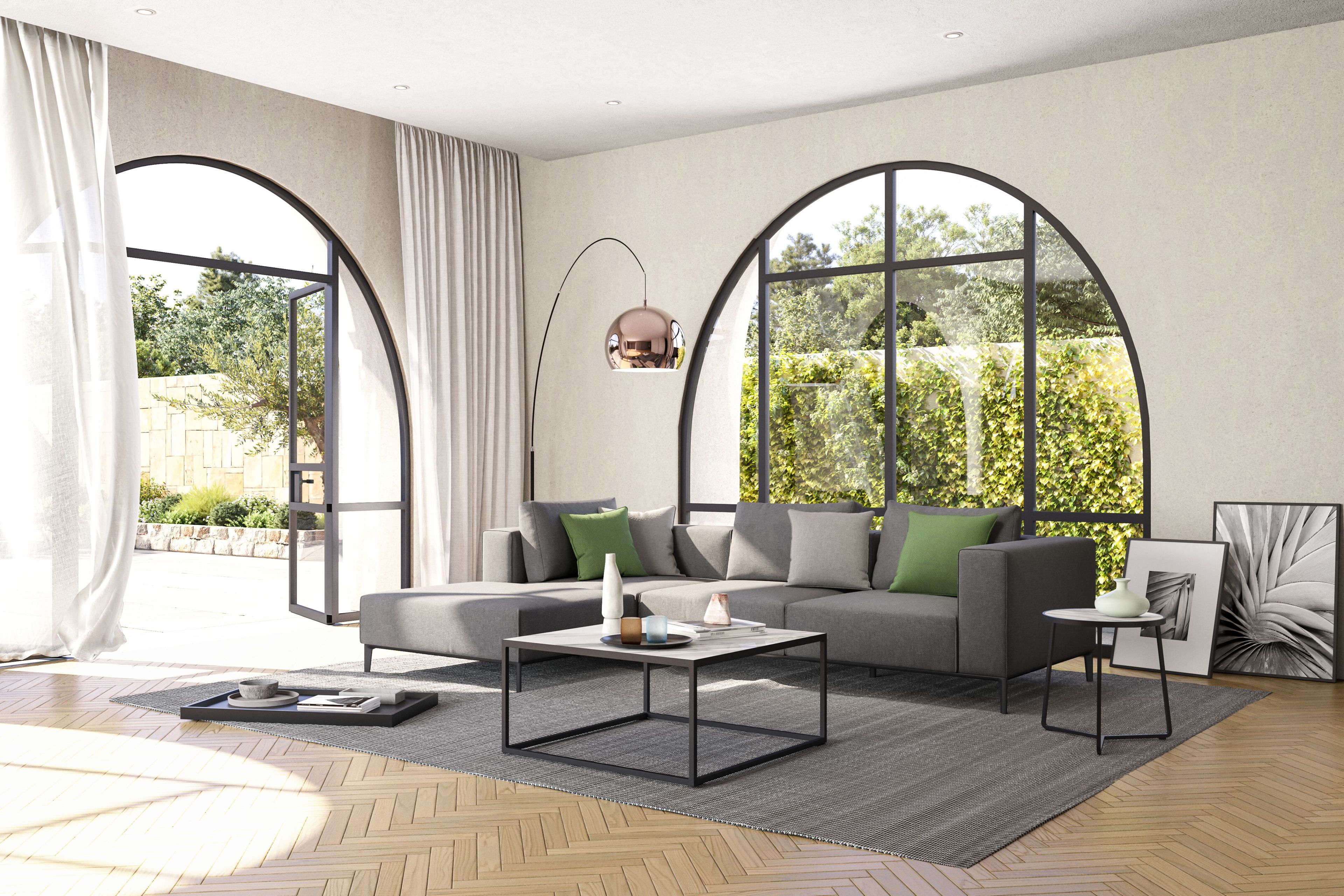 Прямоугольный садовый столик с керамической столешницей VINEKO Мани ARCH-00126822 - Вид №3