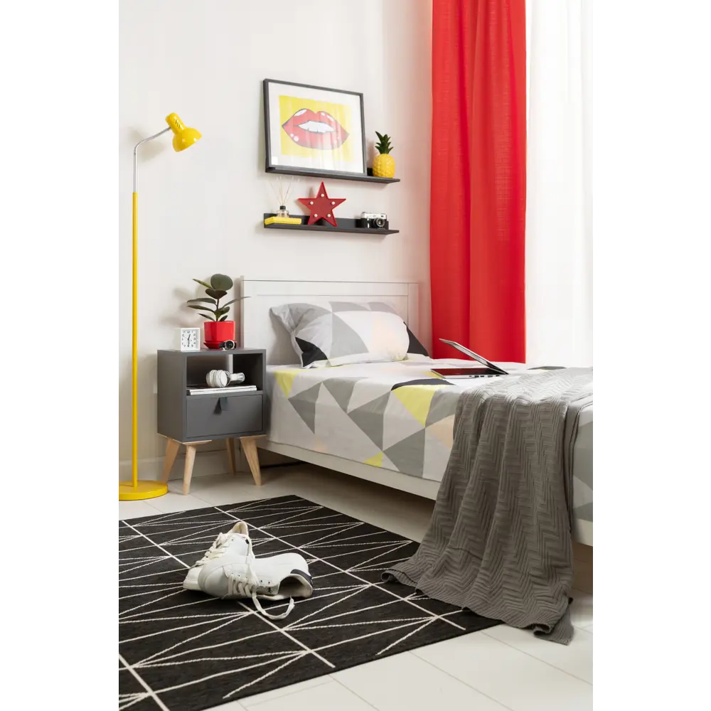 Стеллаж КУБ 1 секция 36х36х32 см ЛДСП цвет графит 82480963 STLM-2177427 Santreyd  - Вид №7
