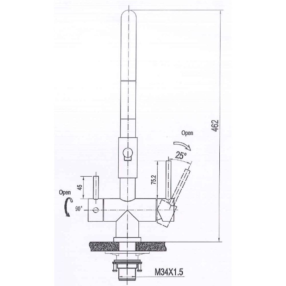 Кухонные смесители Eco Venice SSN-1069-SS SEAMAN - Вид №3