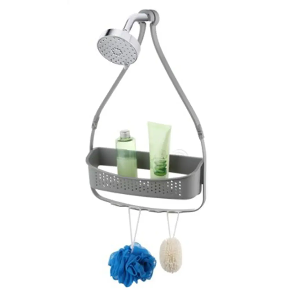 Полка для ванной прямоугольная Raindrops W5682-1G одноярусная 32 см цвет серый Полка 1-ая STLM-2003361