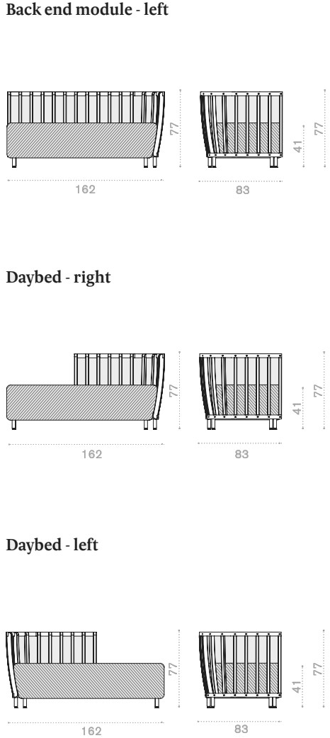 Ethimo Модульный садовый диван из тикового дерева Swing sun-id-1498705 - Вид №5