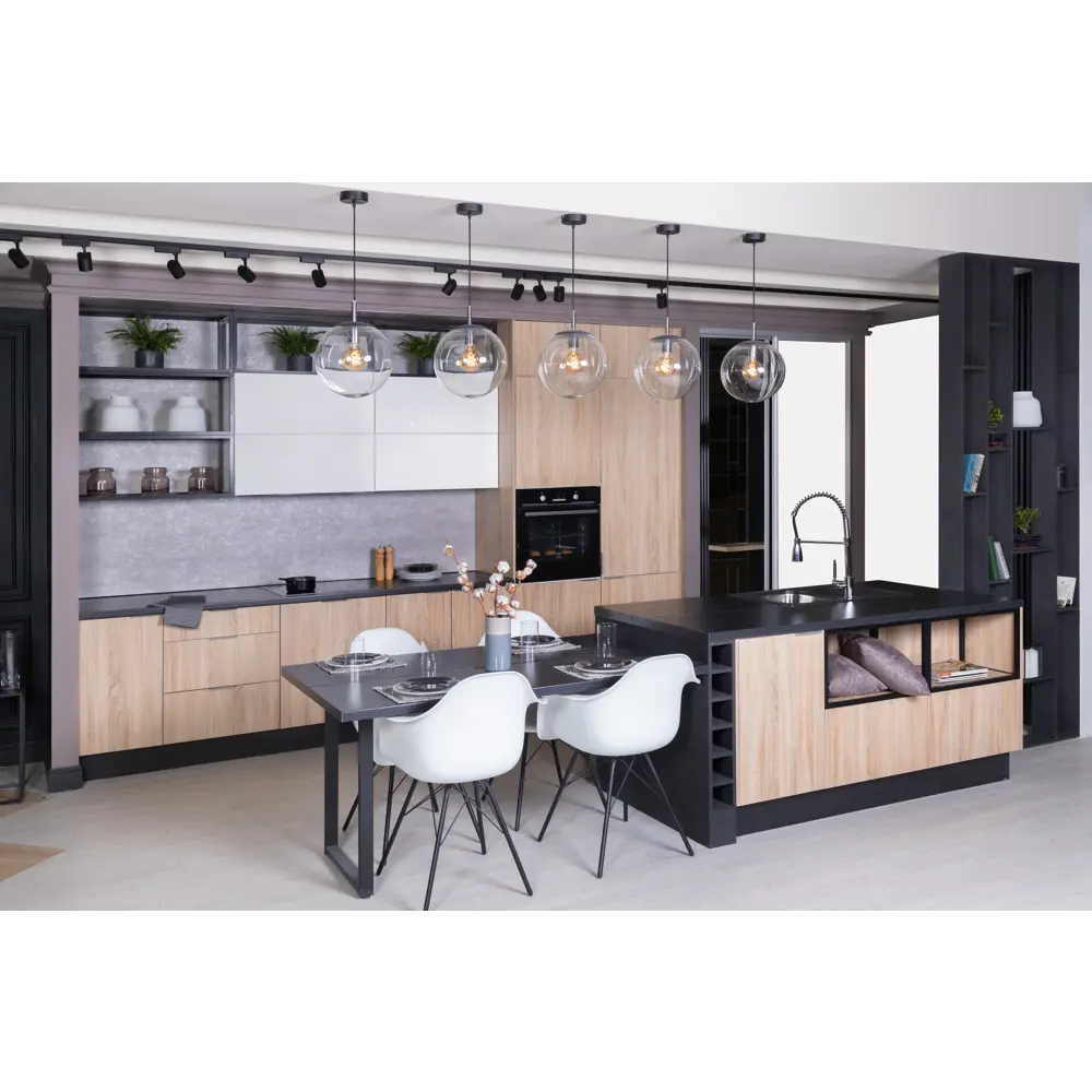 Фасад кухонный Сантьяго Delinia ID 79.7x12.5 см - коричневый ЛДСП 82676483 STLM-0033775 - Вид №13