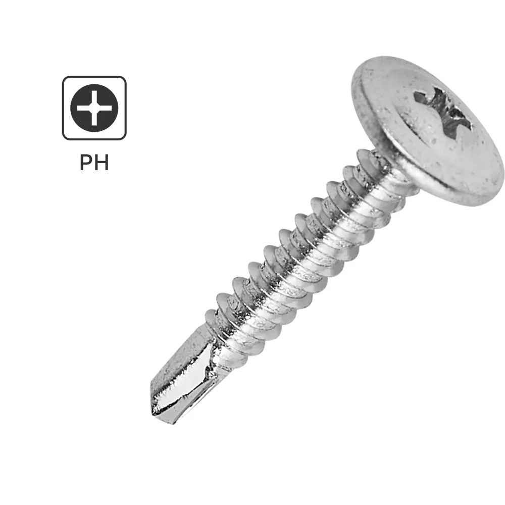 Саморезы Standers с пресс-шайбой 4.2x25 мм для дерева и металла 89213072 STLM-1348061