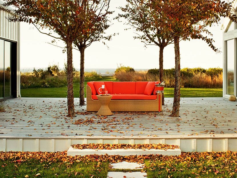 3-местный садовый диван из смолы Walters French Braid ARCH-00122351 - Вид №1