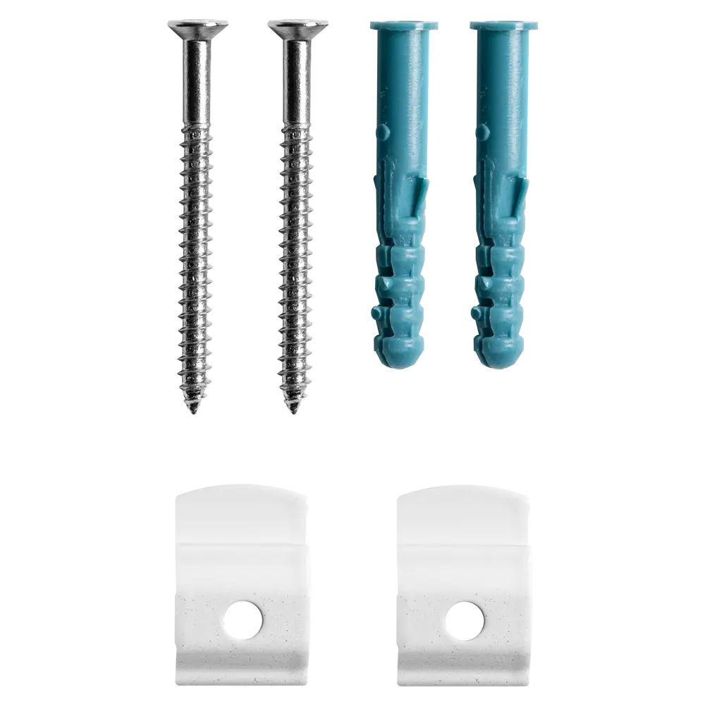 Кронштейн для шинного карниза потолочный KREAFORTA Base 2.1 см сталь цвет белый, 2 шт STLM-2135360 - Вид №2