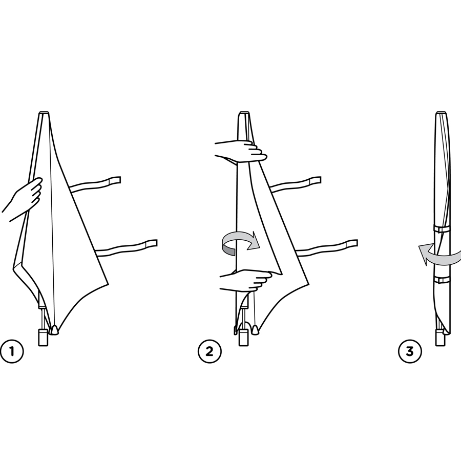 2011135 Зонт-трость ° original tropical leaves SENZ  - Вид №7