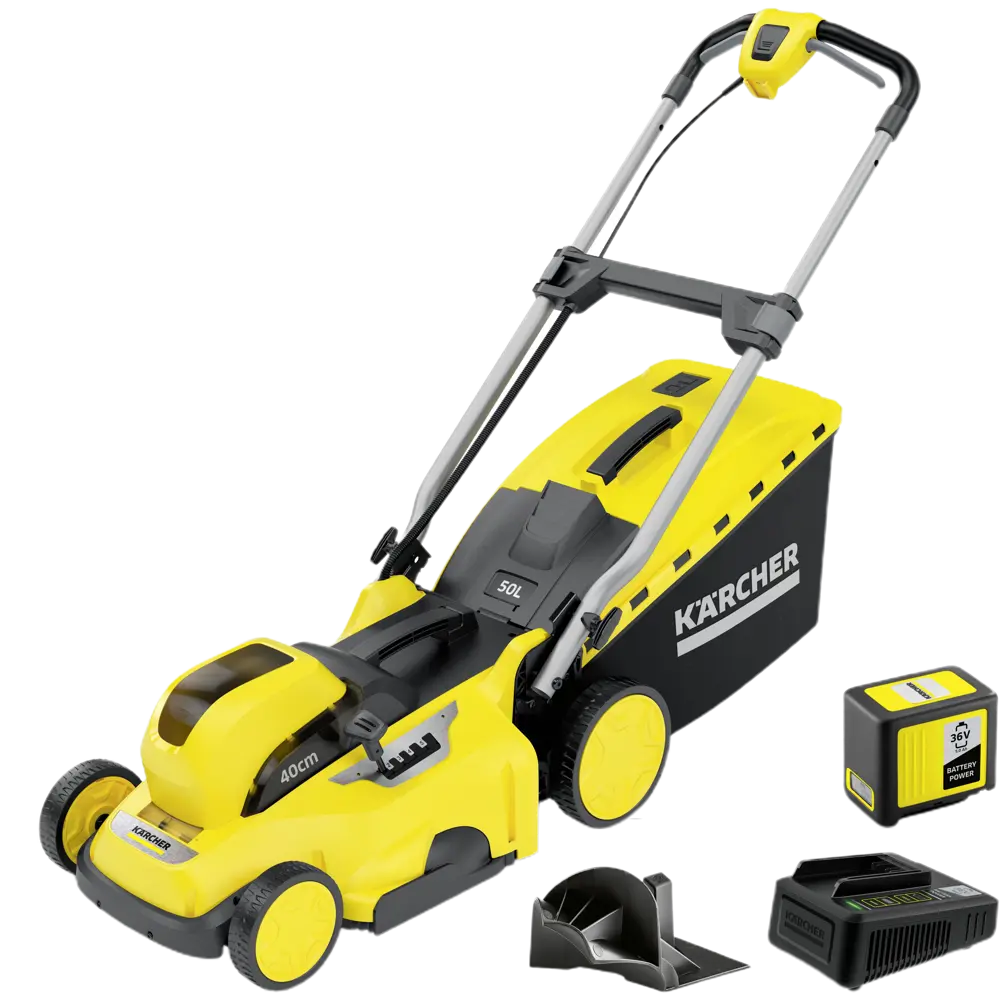 Газонокосилка аккумуляторная Karcher LMO Battery 36-40 36 В 40 см 1x5 Ач АКБ и ЗУ входит в комплект 82541677 STLM-2190507 