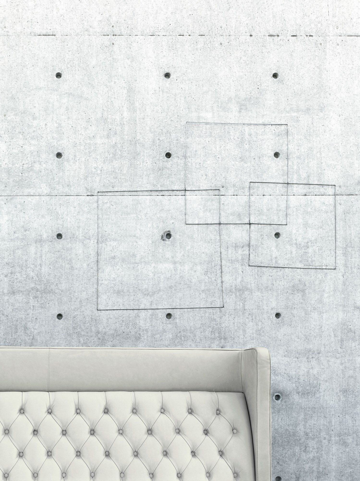 Кровать с капитонным изголовьем Living Divani Lipp ARCH-00050552 - Вид №4