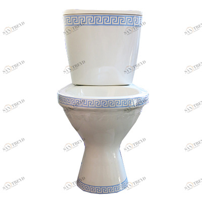 1030229 Компакт унитаз с бачком Белый Лобненский Стройфарфор  Россия 