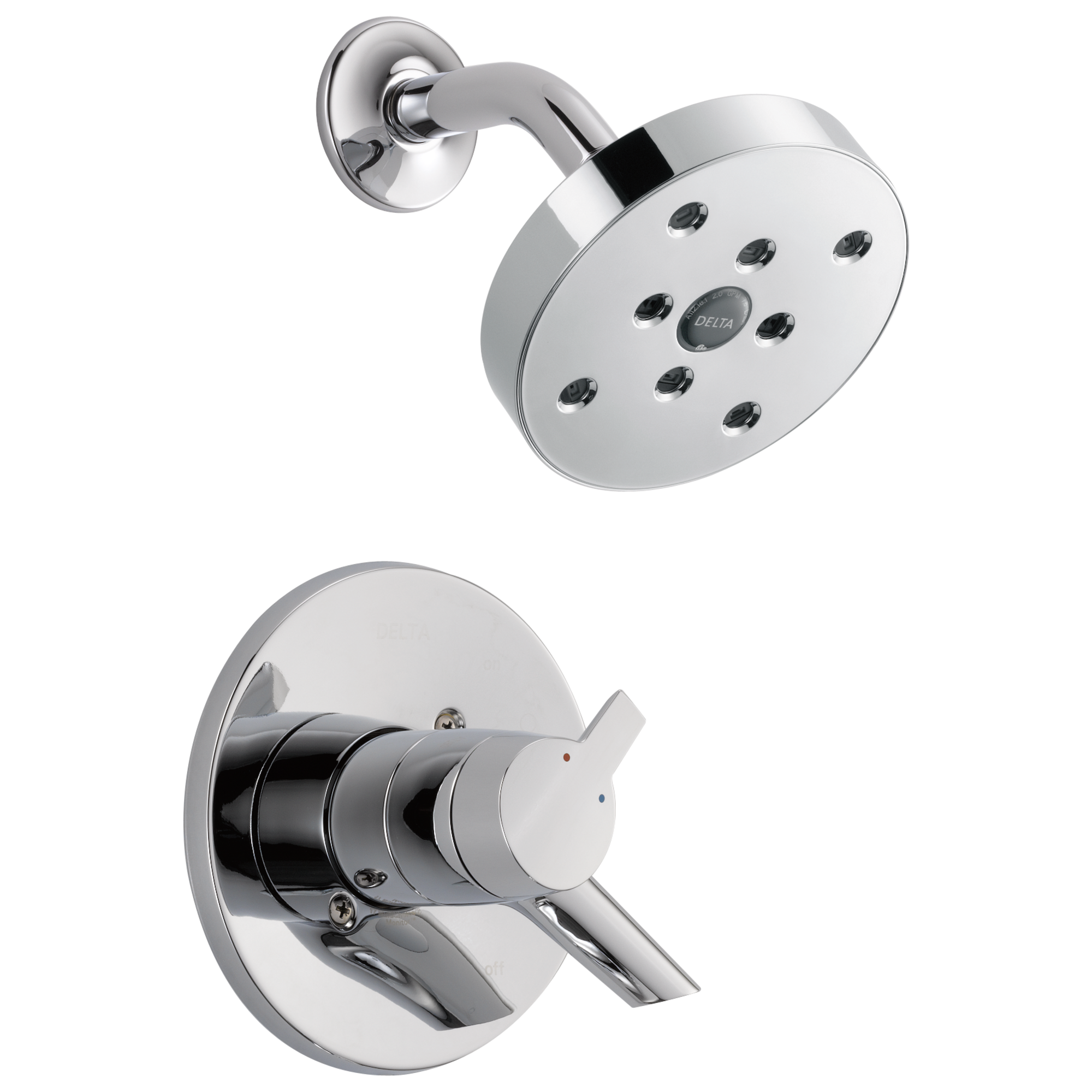 T17261 Накладка для душа Monitor® 17 серии H2Okinetic® Delta Faucet Compel Хром 