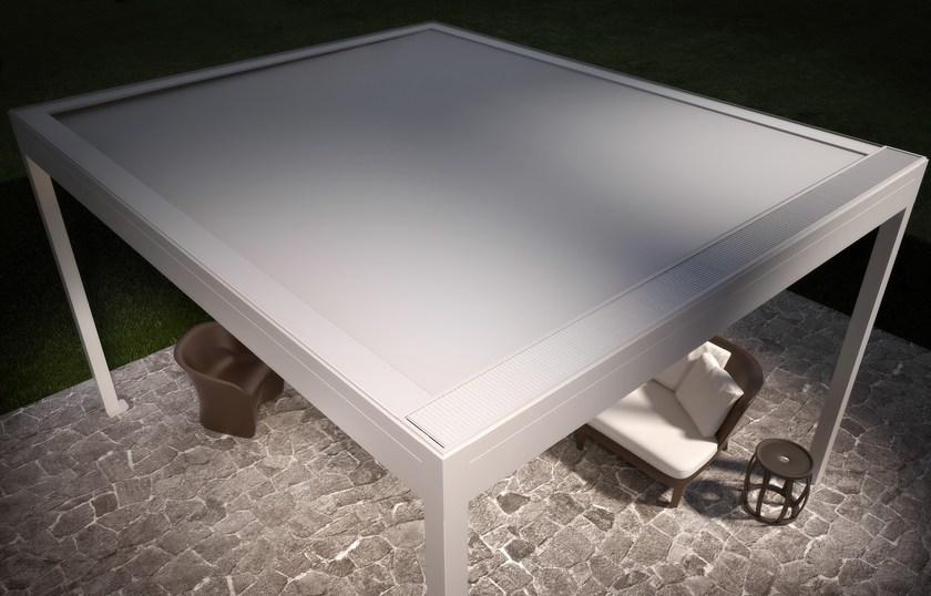 DIRELLO Отдельностоящая алюминиевая пергола со сдвижной крышкой sun-id-1364499 - Вид №3