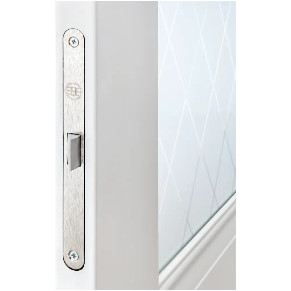 Дверь межкомнатная со стеклом Классико-43 90x200 см Hardflex белый с замком и петлями 84532571 STLM-2075905 PORTIKA  - Вид №4
