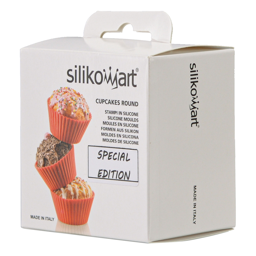 25.420.01.0165 Набор из 6 силиконовых форм для приготовления кексов cupcake Silikomart  - Вид №6