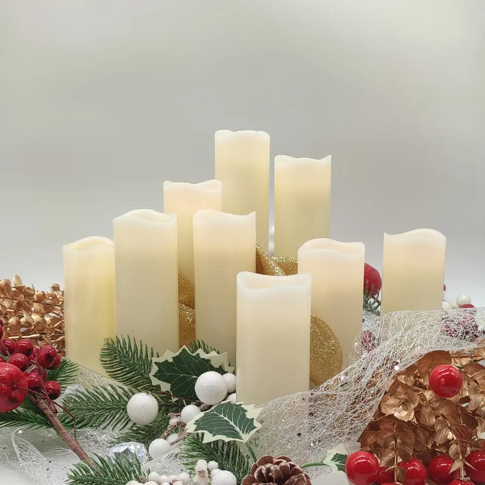 89378386 Набор свечей для дома 9 светодиодов 10 см белый 9 шт. STLM-1347063 Santreyd  - Вид №7