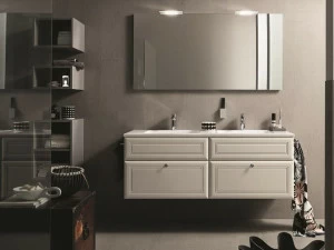 RAB Arredobagno Тумба под умывальник с зеркальным шкафом Euro 31