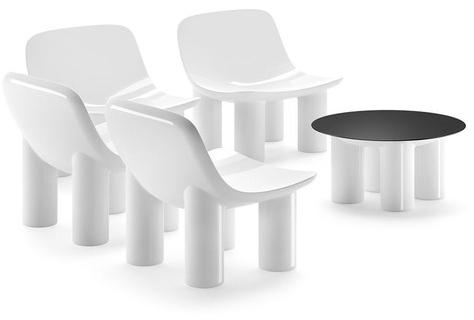 Plust Низкий круглый журнальный столик Atene sun-id-1378993 - Вид №1