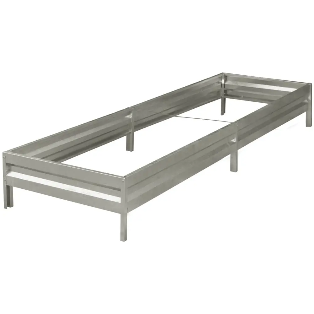 Грядка садовая 2x0.5x0.2 м сталь серый 86579667 STLM-2192350 Santreyd 