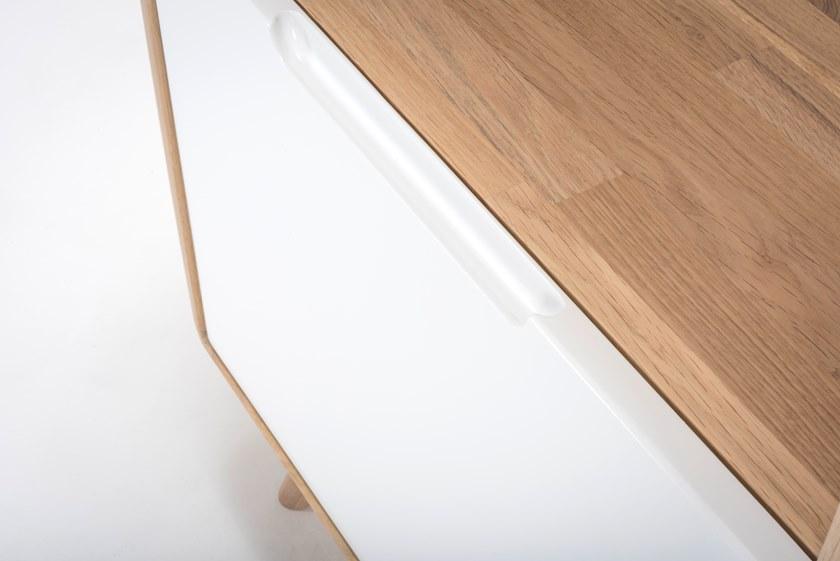 Gazzda Открытый книжный шкаф из дуба с ящиками Ena sun-id-1379872 - Вид №2