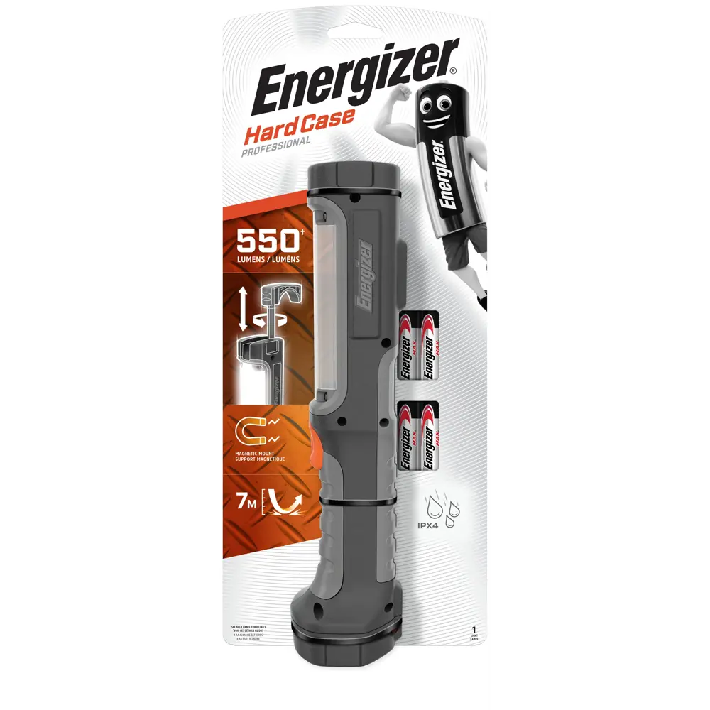 Фонарь LED Energizer HardCase Pro Work Light, элементы питания 4xAA STLM-2211376 - Вид №4