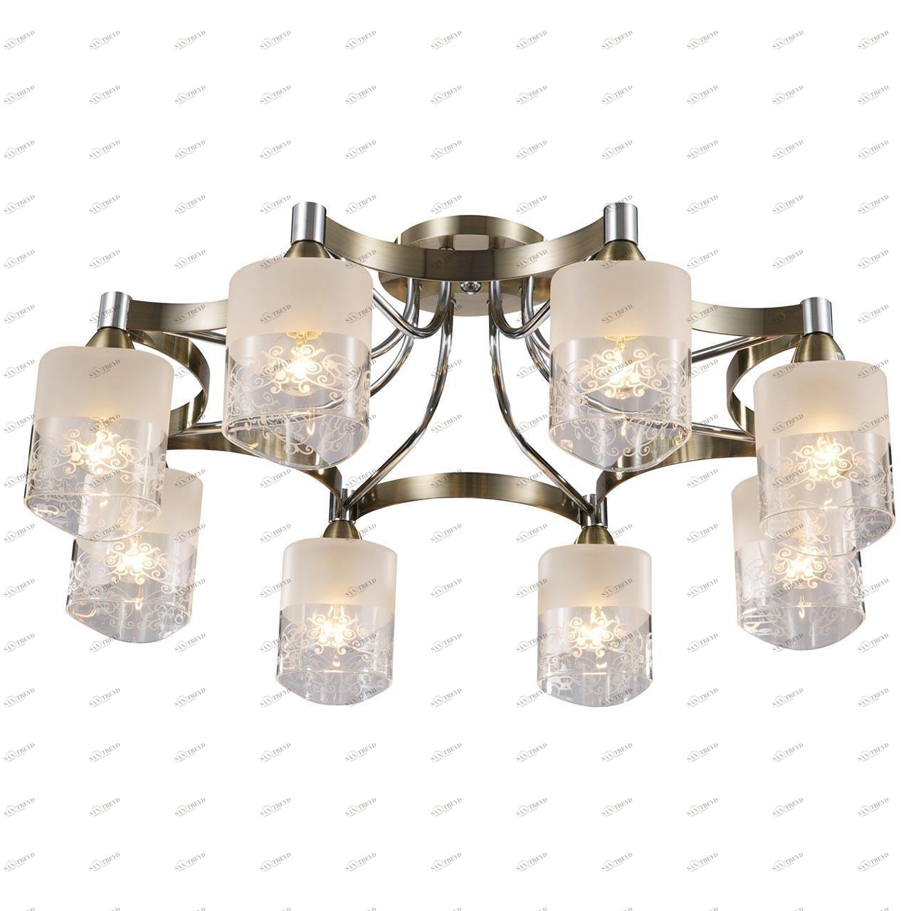 Потолочная люстра Freya Tasmania FR5475CL-08CH FREYA ДИЗАЙНЕРСКИЕ, TASMANIA 278952 Белый 
