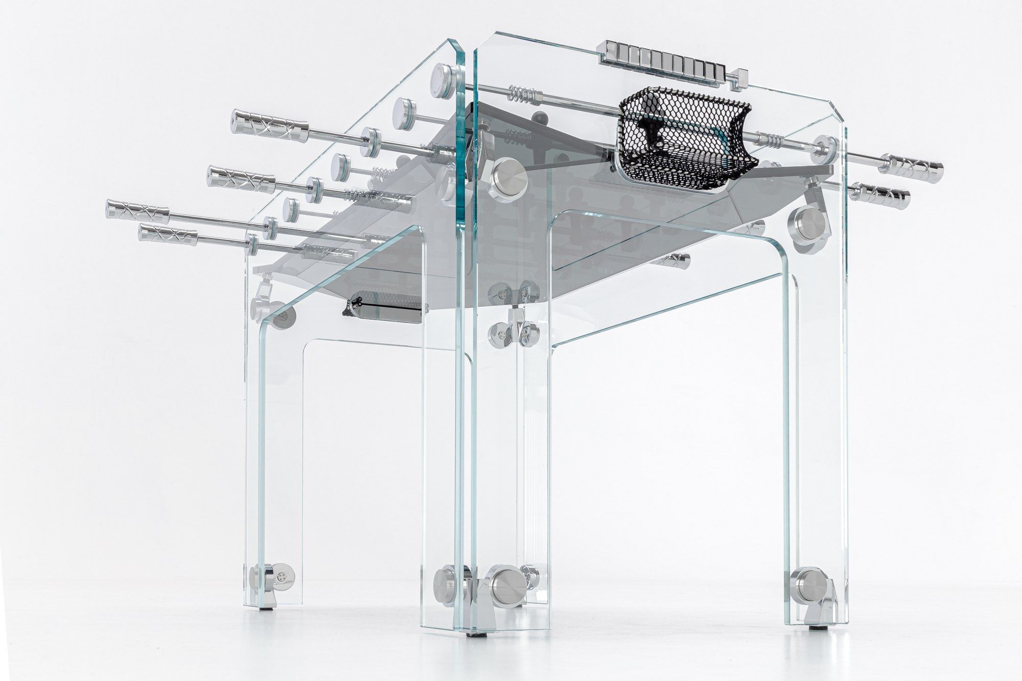 Прямоугольный кальциобалилла из закаленного стекла и металла Teckell CRISTALLINO ARCH-00106015 - Вид №3