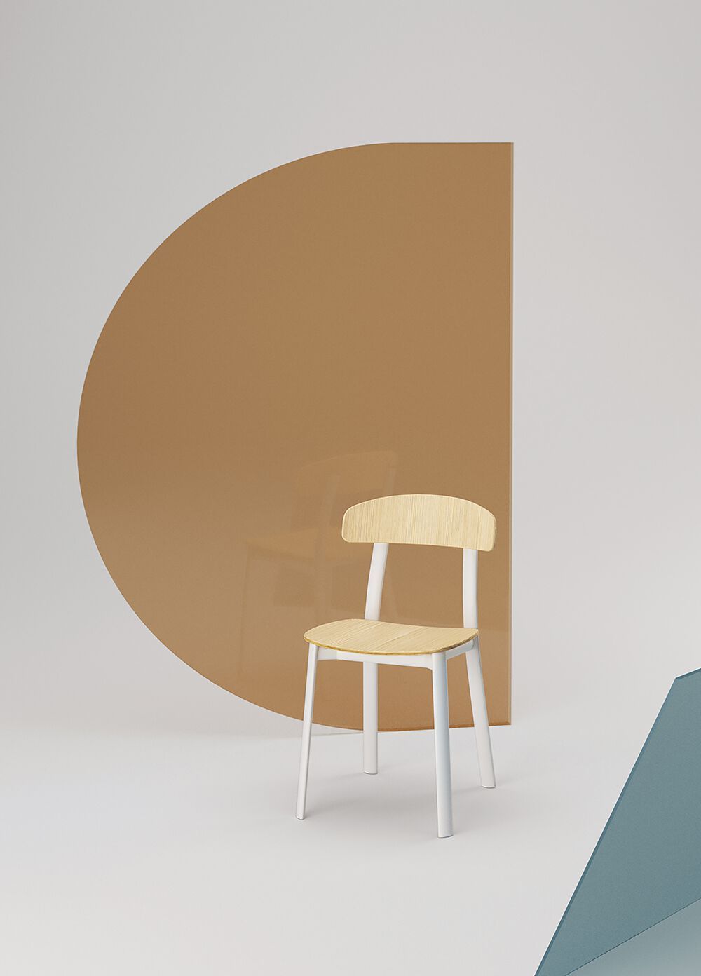 Стул из стали и дерева Infiniti Feluca ARCH-00022319 - Вид №10