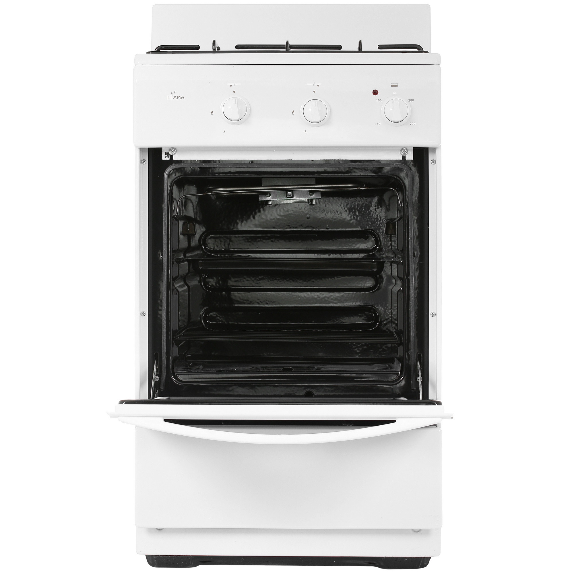 1343261 Комбинированная плита Flama CK 2202 W белый Flama group STDN-0088376 - Вид №5