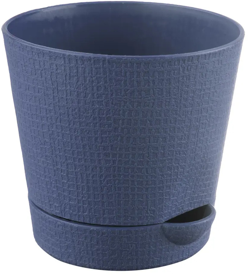 ТЕК.А.ТЕК Горшок «Партер» с системой прикорневого полива, графит 18005803