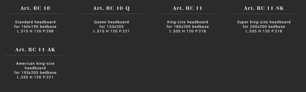 Barnini Oseo Двуспальная кровать из кожи с обитым изголовьем Richmond upon thames Rc10 - rc11 - Вид №2