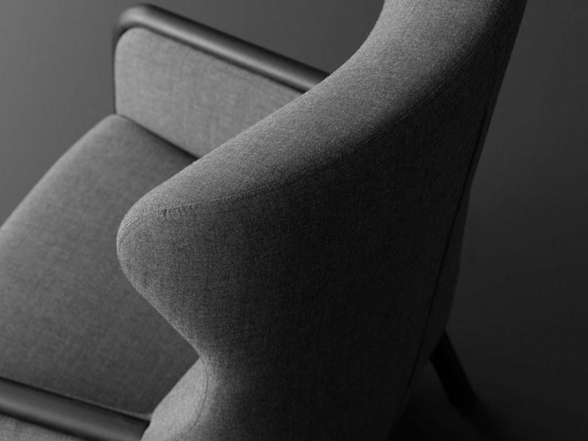 PIAVAL Кресло из ткани с подлокотниками с высокой спинкой Cameo | contract 100-62/3 - Вид №3