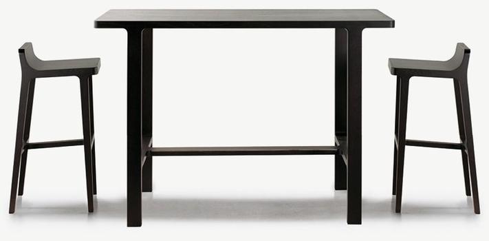 ALKI Барный стул высокий из дуба Emea sun-id-1456681 - Вид №2