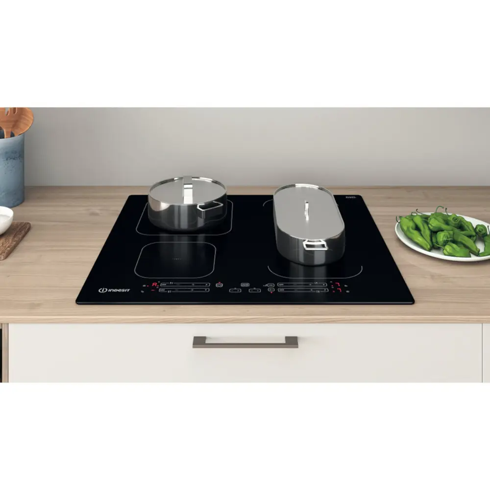 Варочная панель индукционная Indesit IB 65B60 NE 4 конфорки 59x51 см цвет чёрный 82597940 STLM-2042994  - Вид №11