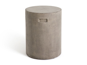 Круглый садовый журнальный столик из стекловолокна