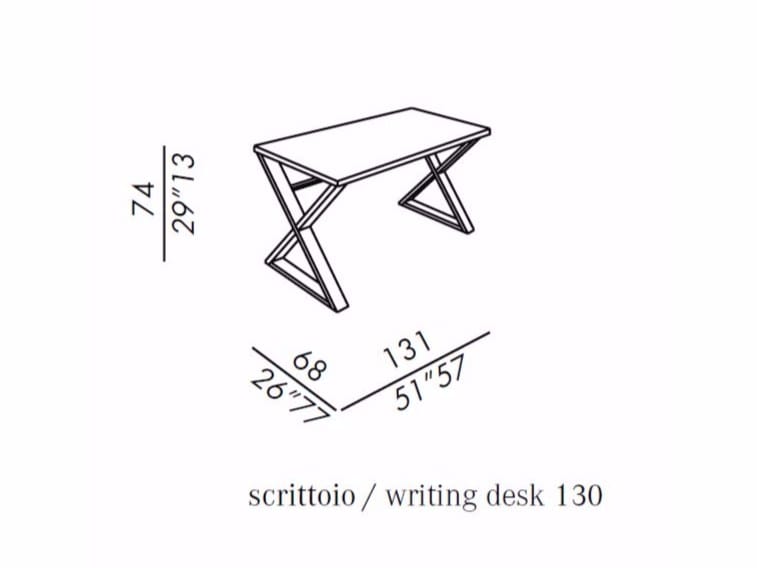 Деревянный шпон письменный стол Meridiani Cruis ARCH-00014814 - Вид №3