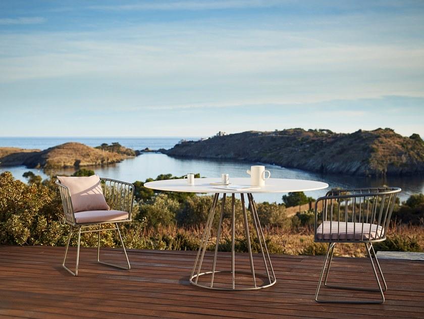 Bivaq Стул с салазками из алюминия с подлокотниками Illa sun-id-1477379 - Вид №10