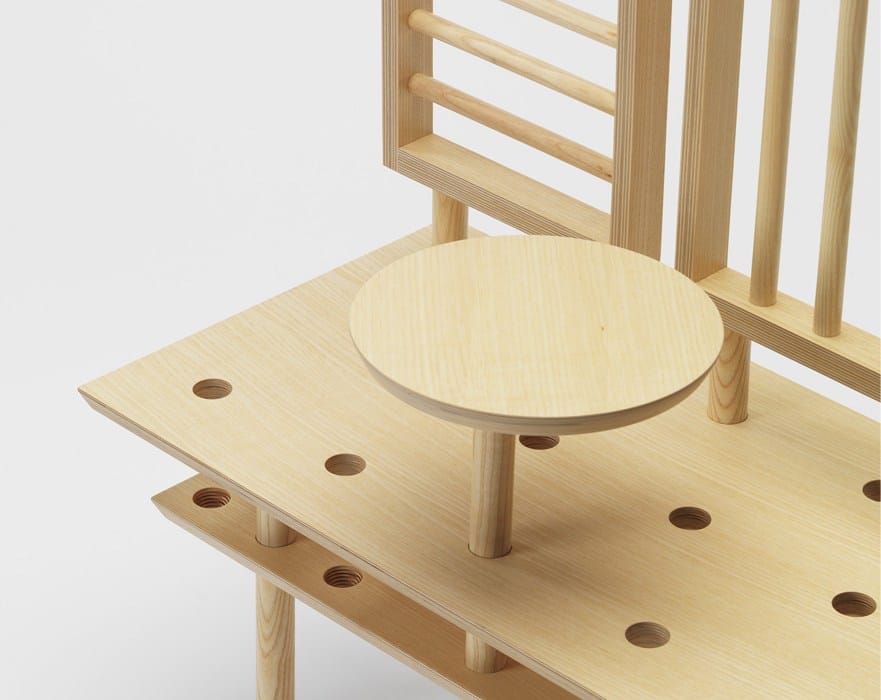 Скамейка / перегородка из фанеры Zilio A&C Etta ARCH-00152671 - Вид №8