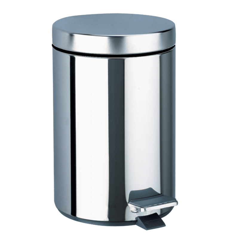 449 Урна с педалью, круглая из нержаеющеей стали, 3 л DELABIE 